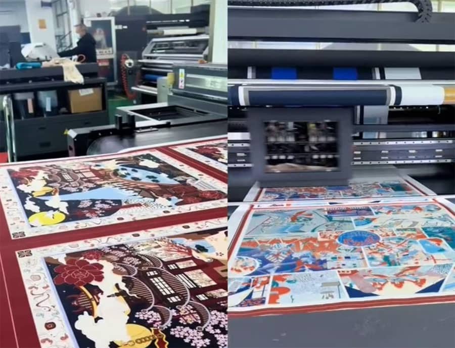 Hijab Printing Production Workshop
