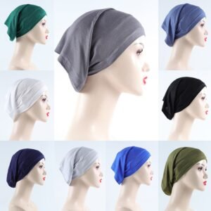 Cotton Breathable Elastic Inner cap, Women Undercaps