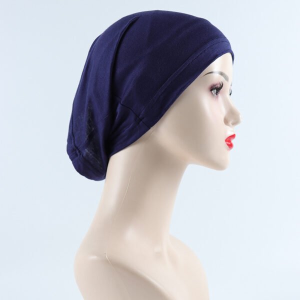 Cotton Breathable Elastic Inner cap, Women Undercaps - Image 4