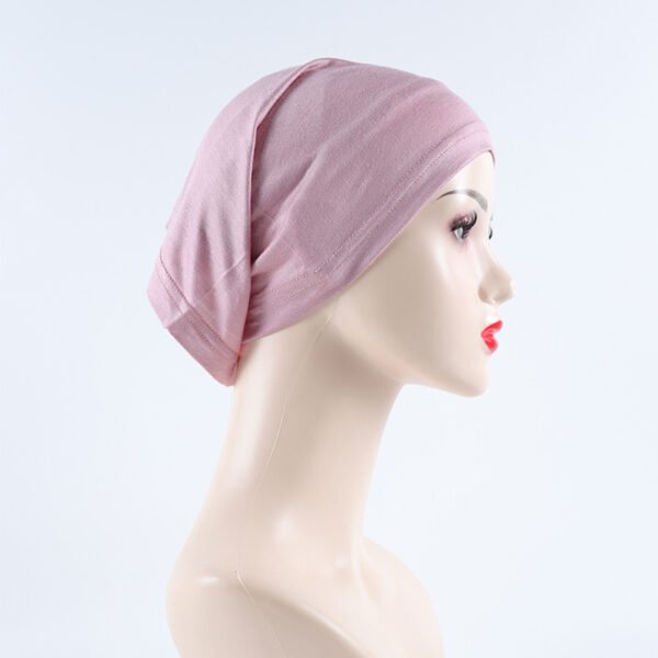 Cotton Breathable Elastic Inner cap, Women Undercaps - Image 5