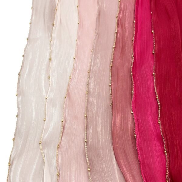 Four Side Metal Chain Scarf, Fashionable Hot Hijab - Image 2