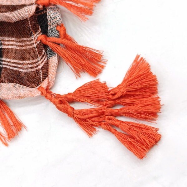 Wholesale Muslim Arab Ghutra Jacquard tasselled square scarf Shemagh - Image 3