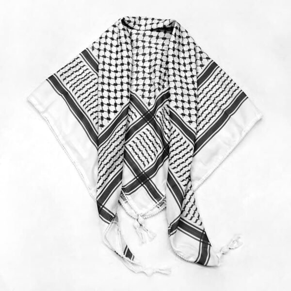 Arab Shemagh Suppliers Muslim Keffiyeh Head Wrap Scarf - Image 4
